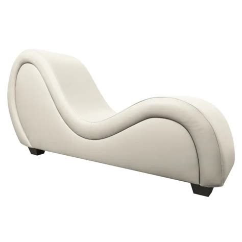Chaise Lounge Sofa For Couples Positions Sex Furniture Tantra Chair Divan White £499 99