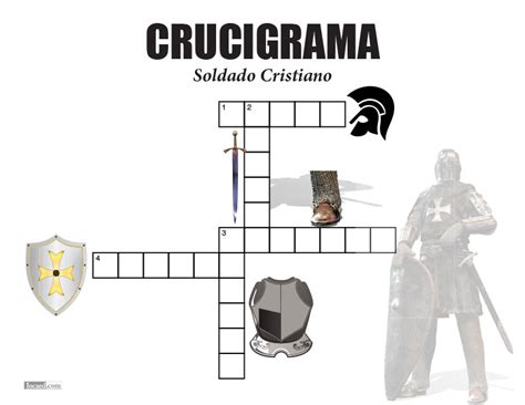 El mejor punto de partida para descubrir nuestra enorme y emocionante colección de juegos para niños es ideal para jugadores de todas las edades. Juego Bíblico: Crucigrama — Soldado Cristiano