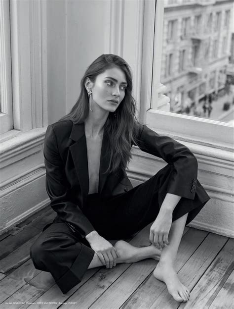 Marine Deleeuw Embraces Neutral Shades For Mojeh Magazine Model Poses