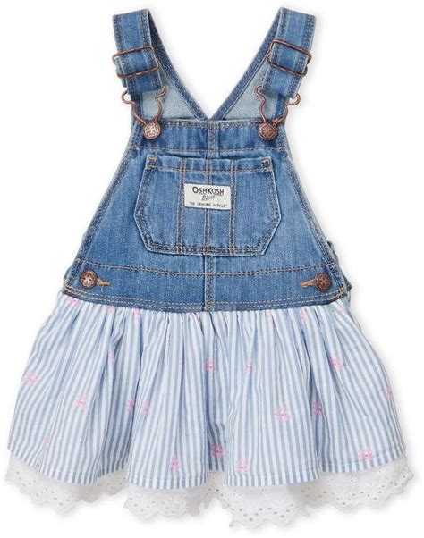 Toddler Jean Overall Dress Dress Bvg