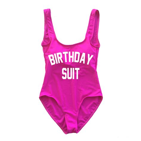 birthday suit one piece swimsuit adashofchic