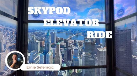 Skypod Elevator Ride Wtc Oneworld Observatory Nyc Youtube