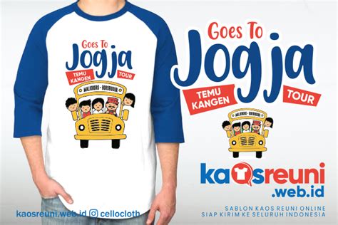 Contoh Desain Kaos Study Tour Jogja Community Saint Lucia