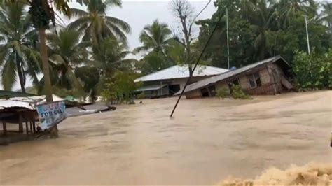 Flooding Swamps Villages After Tropical Storm Hits Philippines