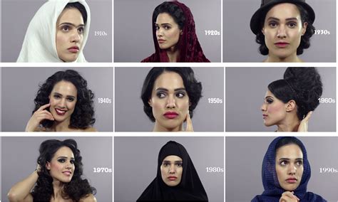 Outstanding Change Of Iranian Women Hairstyles Over Time Half Up Down