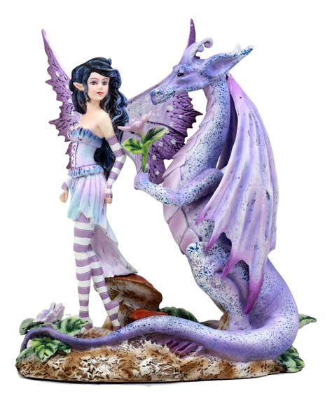 Ebros Amy Brown Romantic Twilight Dragon Courting Fairy Figurine