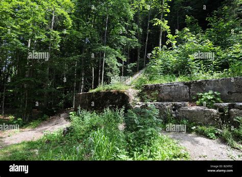 Ruinen Von Hitlers Berghof Mountain Retreat Obersalzberg Bayern