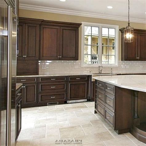What color cabinets match white appliances? 5xx Error | Dark brown kitchen cabinets, Kitchen ...