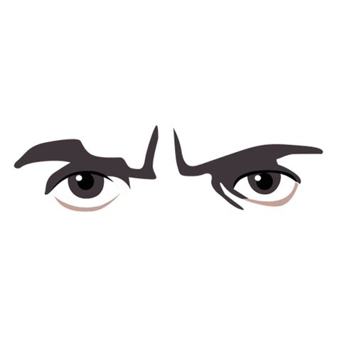 Download transparent anime eyes png for free on pngkey.com. Angry eyes expression - Transparent PNG & SVG vector file