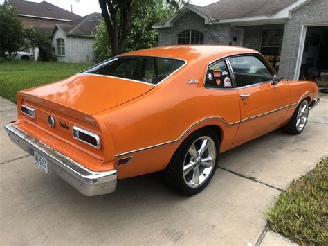 1974 Ford Maverick 50 Coupe Orange Rwd Automatic Gt Grabber For Sale