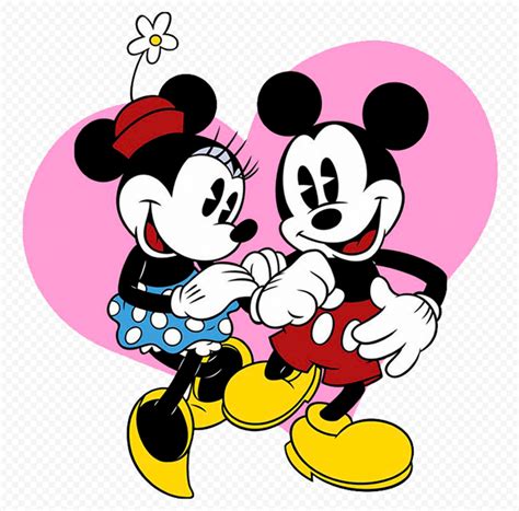 Hd Mickey And Minnie Mouse Love Couple Png Citypng
