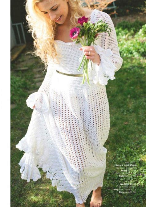 Vintage Crochet Wedding Dress Pattern