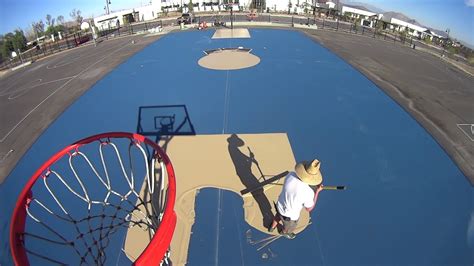 Basketball Court Resurfacing By Bbc Youtube