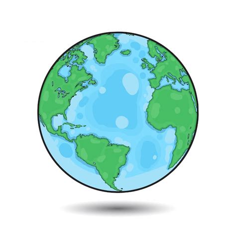 Premium Vector Globe Colorful Illustration