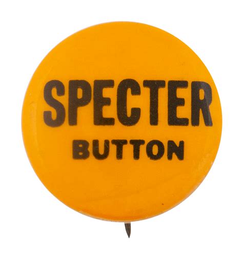 Specter Button Busy Beaver Button Museum