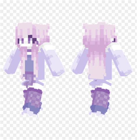 Purple Aesthetic Minecraft Skin