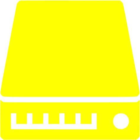 Yellow Ssd Icon Free Yellow Computer Hardware Icons
