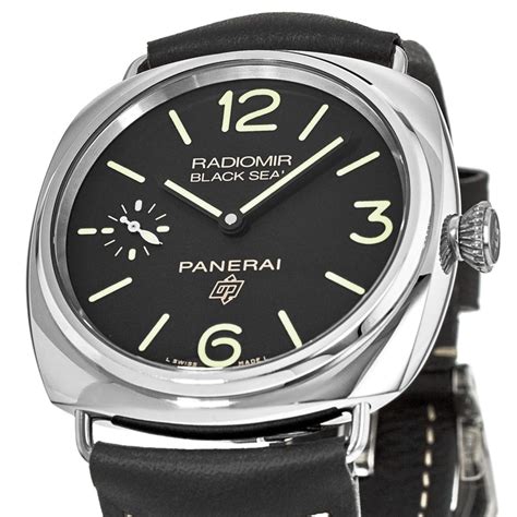 Panerai Radiomir Black Seal Logo Hand Wind Mens Watch Pam00754