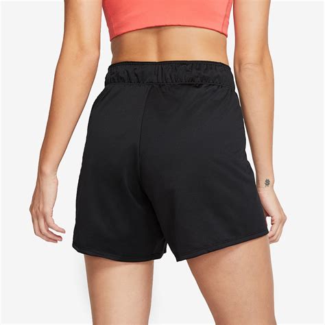 Nike Womens Dri Fit Training Shorts Blackparticle Grey Womens Clothing