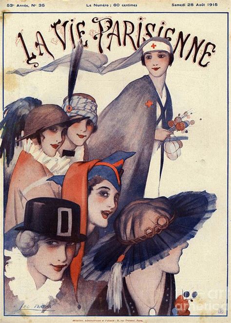 la vie parisienne 1915 1910s france drawing by the advertising archives