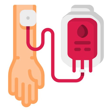 Bloed Donatie Hand Medisch Pictogram In Healthcare And Medical Flat