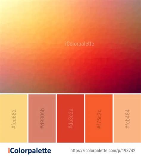 Color Palette Ideas From Red Orange Yellow Image Icolorpalette