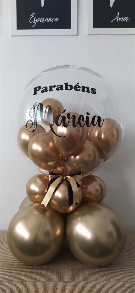 Arranjo Bubble Balões Personalizados Como Fazer Um Balão Balão