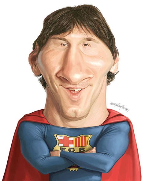 Caricatura De Messi Celebrity Caricatures Caricature My Xxx Hot Girl