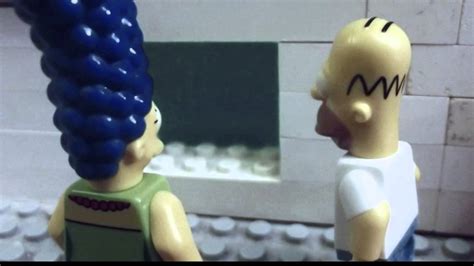 Lego Simpsons Angry Mob Scene Youtube