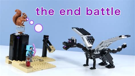 Lego Minecraft The End Battle Ender Dragon Build Review 2019 Youtube
