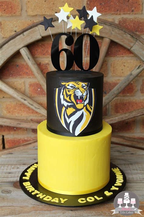 Richmond Tiger Cake | Tiger cake, Football birthday cake, Cake