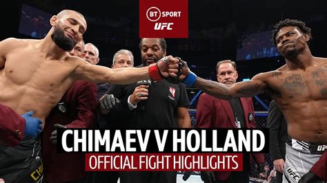 Unstoppable Khamzat Chimaev V Kevin Holland Ufc Official Full Fight Highlights Youtube