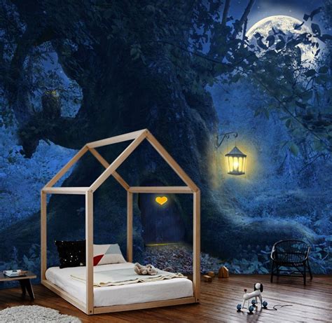 Magical Forest Nursery Magic Tree Fairytale Forest Vinyl Wallpaper