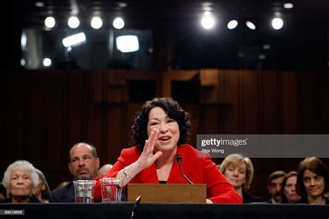 Supreme Court Nominee Judge Sonia Sotomayor Answers Questions From News Photo Getty Images