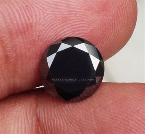 Jual Black Moissanite Diamond Hardness 10 Skala Mohs Good Quality