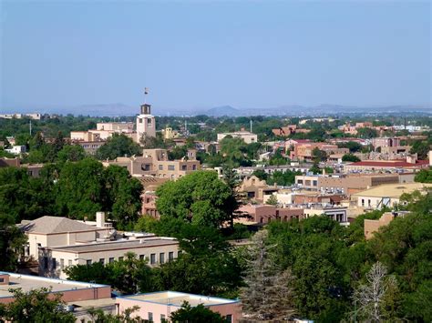 View Of Downtown Santa Fe From Hillside Park Granger Meador Flickr