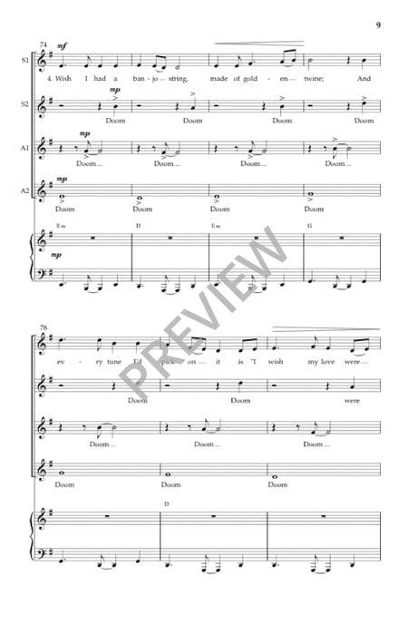 Shady Grove Vocal Score By Octavo Sheet Music For Ssa Choir Piano