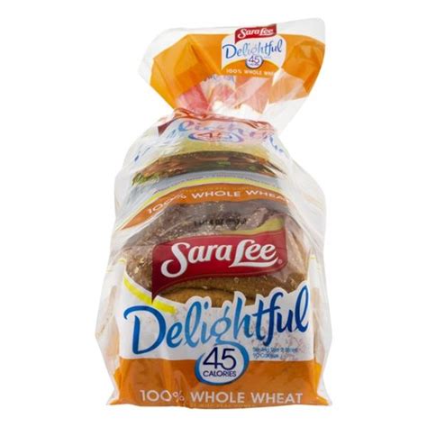Sara Lee Delightful 45 Calories 100% Whole Wheat Bread ...