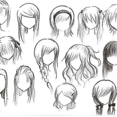 Girl Hairstyle Drawing At Free For Personal Use Girl