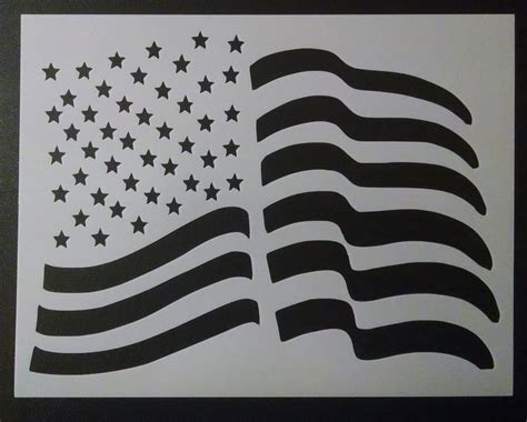 Printable American Flag Stencil Printable Templates