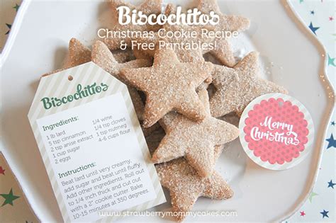To list all of the christmas cookies made across all continents could fill a book. Biscochitos Christmas Cookie Recipe & Free Printables - Printable Crush