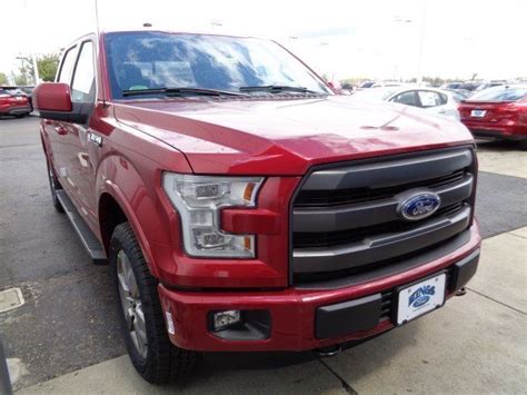 2016 Ford F 150 Lariat 330 Miles Ruby Red Metallic Tinted Clearcoat