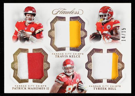 Travis Kelce Tyreek Hill Patrick Mahomes Panini Flawless Hot Sex Picture