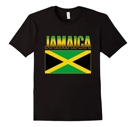 jamaican national country flag caribbean t shirt classic cotton men round collar short sleeve