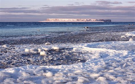 Frozen Shore Photograph By Dreamland Media Fine Art America