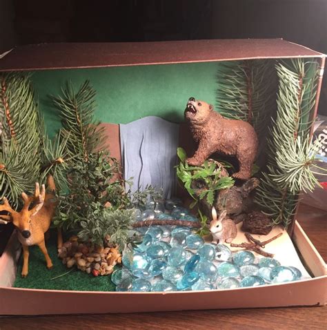 Diorama Forrest Biome Deciduous Forrest Classroom Ideas Ecosystems