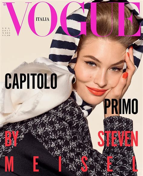 Capitolo Primo Edição De Agosto Apresenta A Nova Vogue Itália Vogue