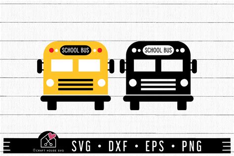 FREE School bus SVG - Craft House SVG