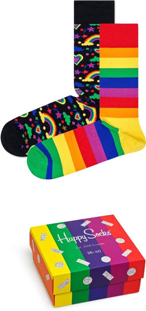 Happy Socks Pride Edition Tbox Maat 36 40