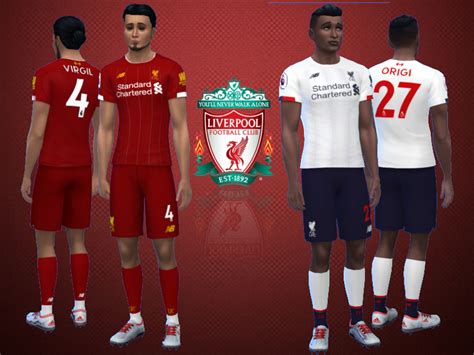 The Sims Resource Liverpool Fc Kit 201920 Fitness Needed